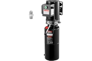 VEVOR Hydraulic Pump Power Unit, AC 220V, 10 Quart Single Acting Hydraulic Unit, 6.3 L/min Oil Flow, Max Discharge Pressure 2