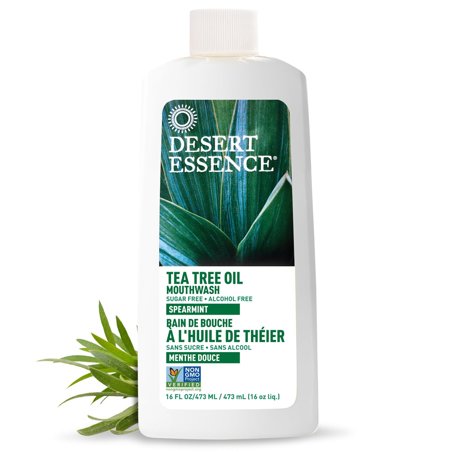 Desert Essence Tea Tree Oil Mouthwash 16 Fl Oz