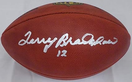 terry bradshaw autographed football