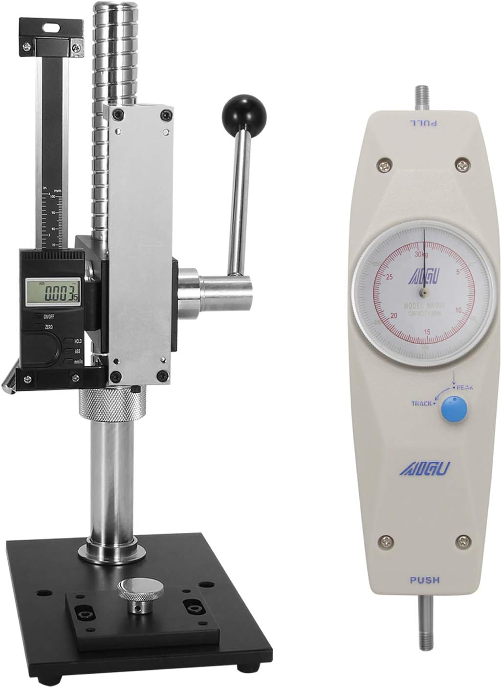 BAOSHISHAN NK500N Push Pull Force Gauge Bundle HPB LeverOperated Test