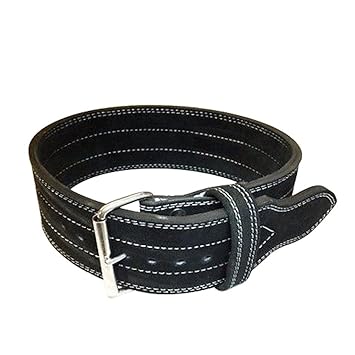 Flexz Fitness Single Prong Power Lifting Belt Weightlifting Back Support Belt For Men And Women