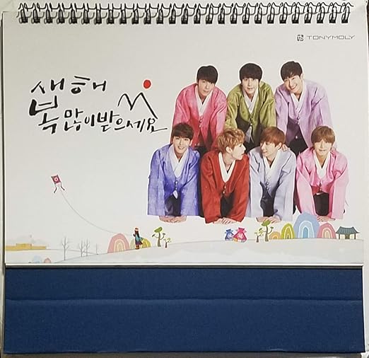 Amazon Co Jp Super Junior M 14 Tony Moly カレンダー トニモリ ドンへ ウニョク リョウク キュヒョン ヘンリー シウォン チョウミ ホビー 通販