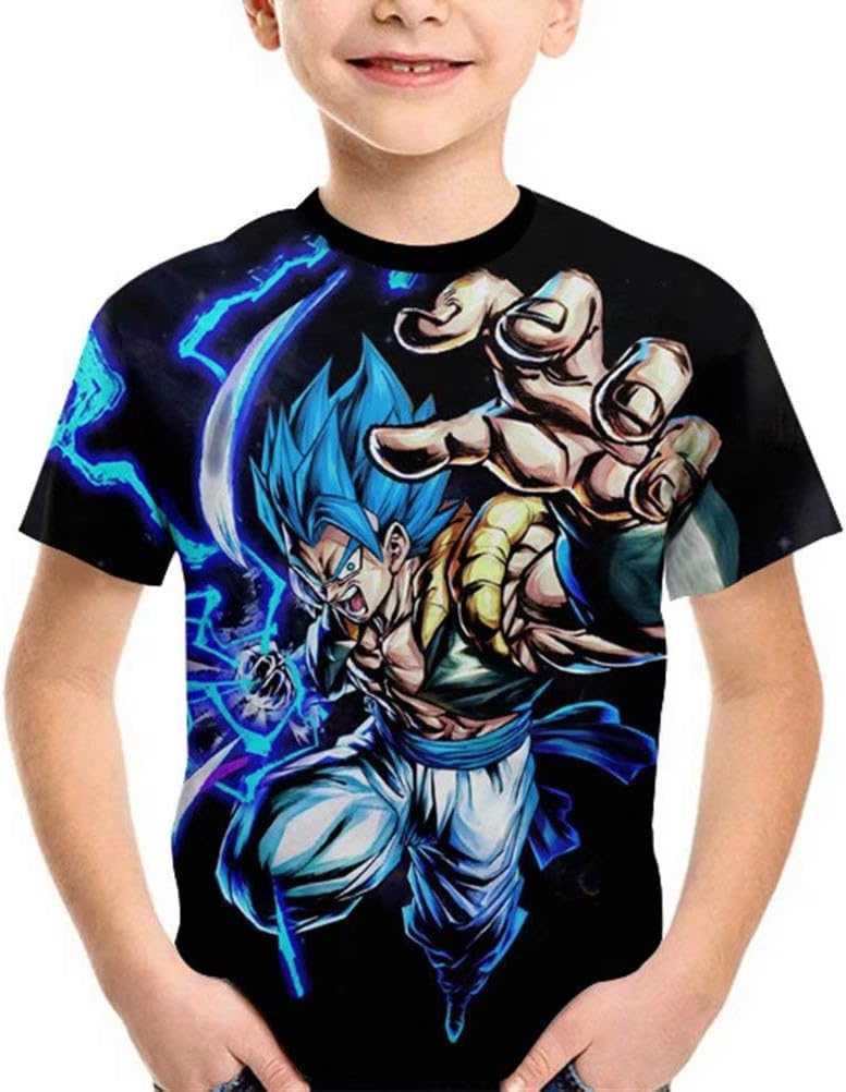 Tsyllyp Boys Girls 3D Print T-Shirts Summer Fashion Casual Shirt