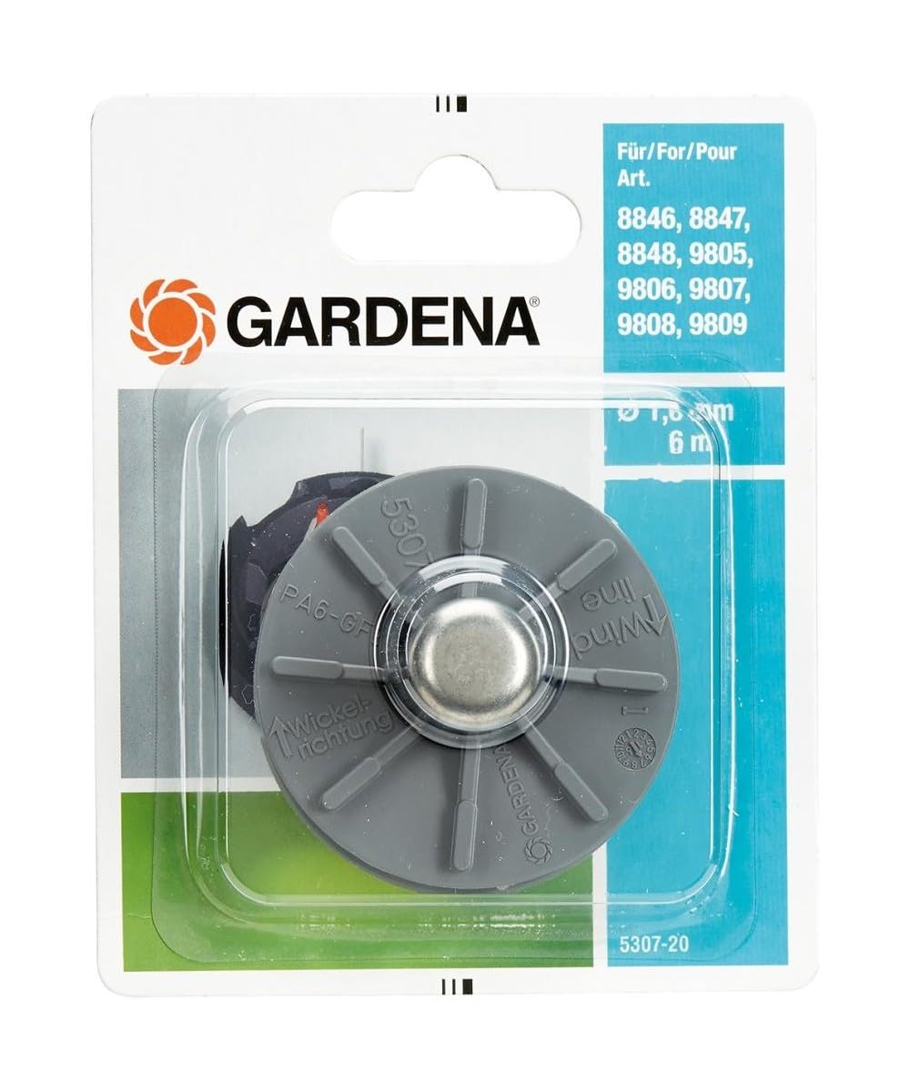 Gardena Spare Spool: Interchangeable Spool for Gardena Turbotrimmer, Spare Parts for Lawn Trimmer (5307-20),15x13x11 cm