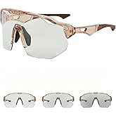 OZOKSKS Photochromic Sports Sunglasses For Men Women|Safety Glasses For Cycling Driving|UV400 Protection Sunglasses