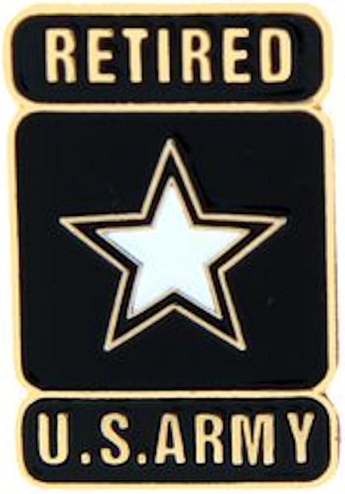 U.S. Army Star Hat Pin RETIRED Military Apparel
