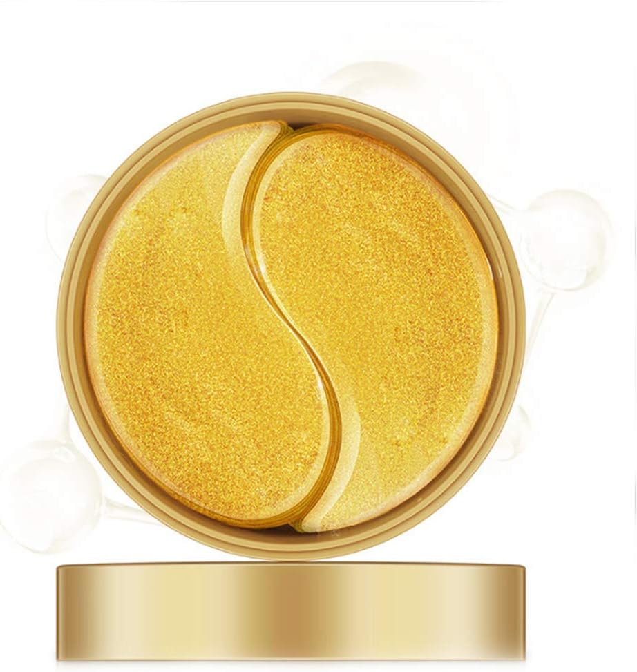 TOYOUNGUP 24K Gold Eye Mask-with Collagen Under Eye Patches, Dark Circles Under Eye Treatment, Under Eye Bags Treatment, Eye Mask for Puffy Eyes, Anti-Wrinkle, Gel Pads 40 Pairs