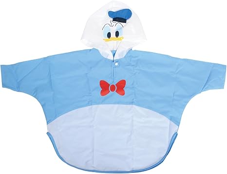 Amazon ディズニー 子供用 キャラクター キャラpon レインポンチョ ドナルド 収納袋付き 正規代理店品 小川 Ogawa 傘関連用品 通販