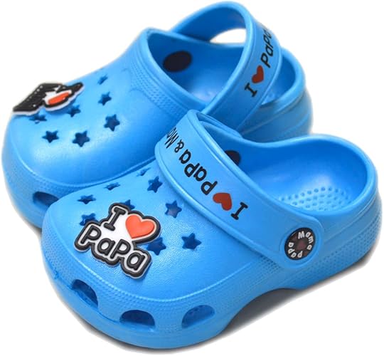 Amazon クロックス風 サンダル 子供用 男の子 女の子 キッズ ベビー ビーチサンダル Fpo ブルー14cm 季節の旅人 サンダル