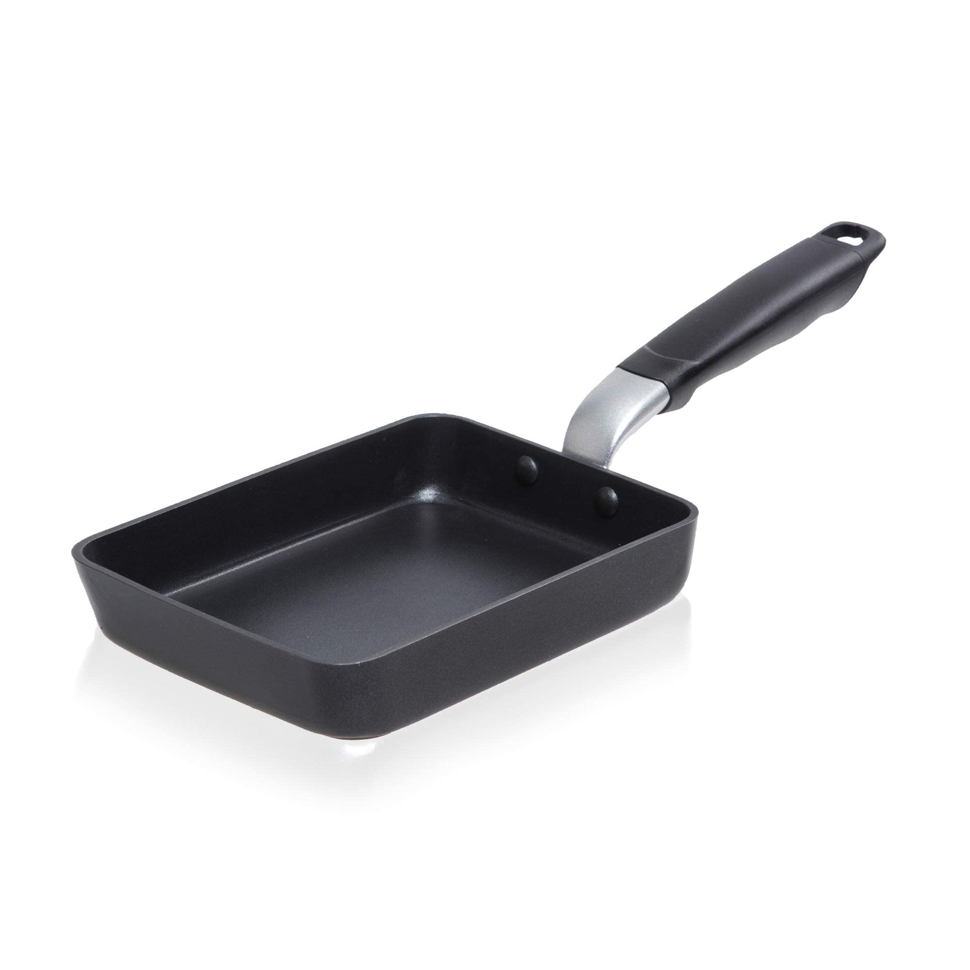 TECHEF - Tamagoyaki Japanese Omelette Pan Egg Pan, PFOA Free, Dishwasher Safe, Induction Safe, Made in Korea (Black/Medium) โ image 1