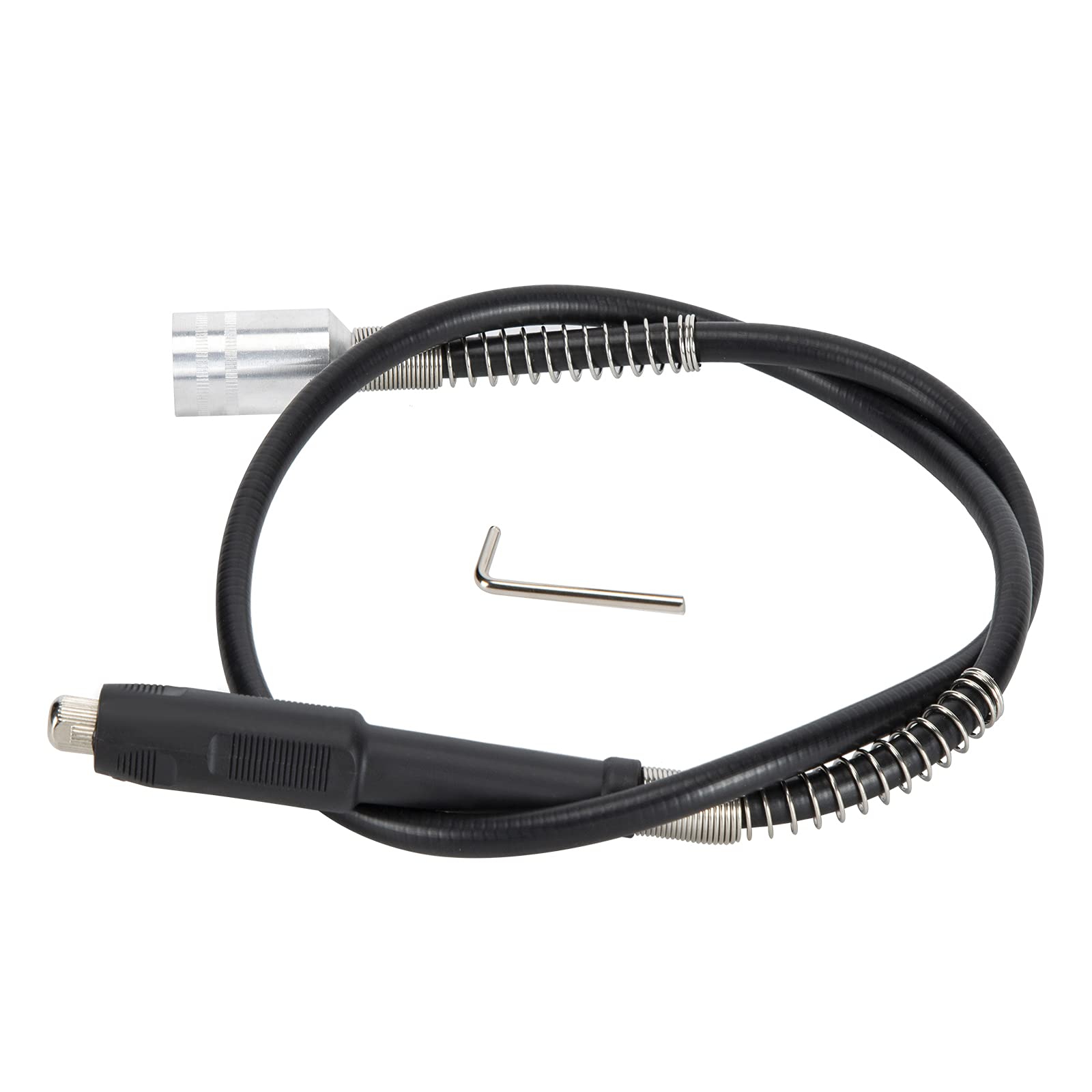 Tumez Electric Grinding Flexible Shaft Adapter Attachment, Long Flexible Drill Extension Cable Chuck, Universal Drive Flex Shaft Attachment
