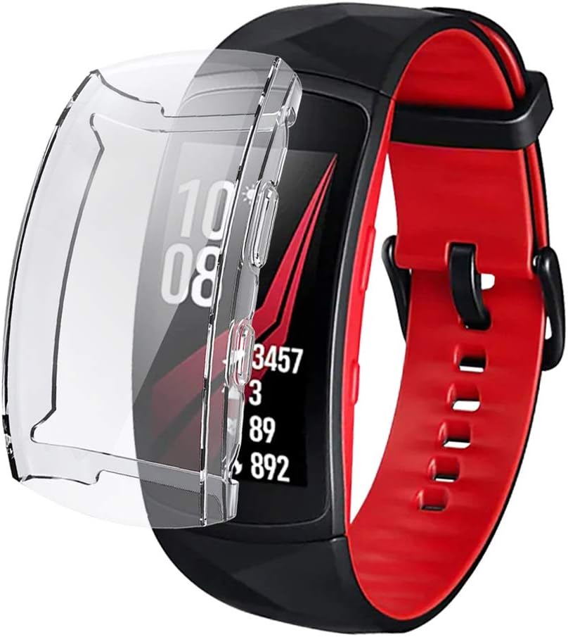 iHYQ Screen Protector Case for Samsung Gear Fit 2 Pro,TPU Full Protection Scratch Resistant Cover Slim for Samsung Gear Fit2 Pro Accessory
