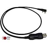 PC03 FTDI Authentic Genuine USB Programming Cable for BaoFeng, Kenwood, Wouxun, AnyTone