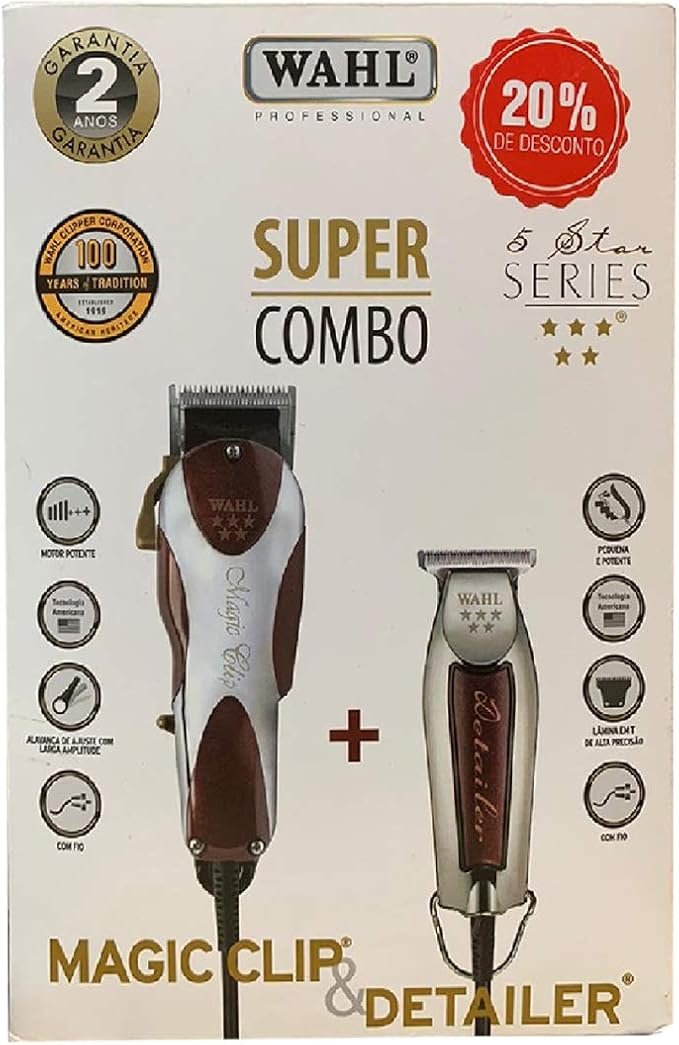 combo wahl magic clip e detailer