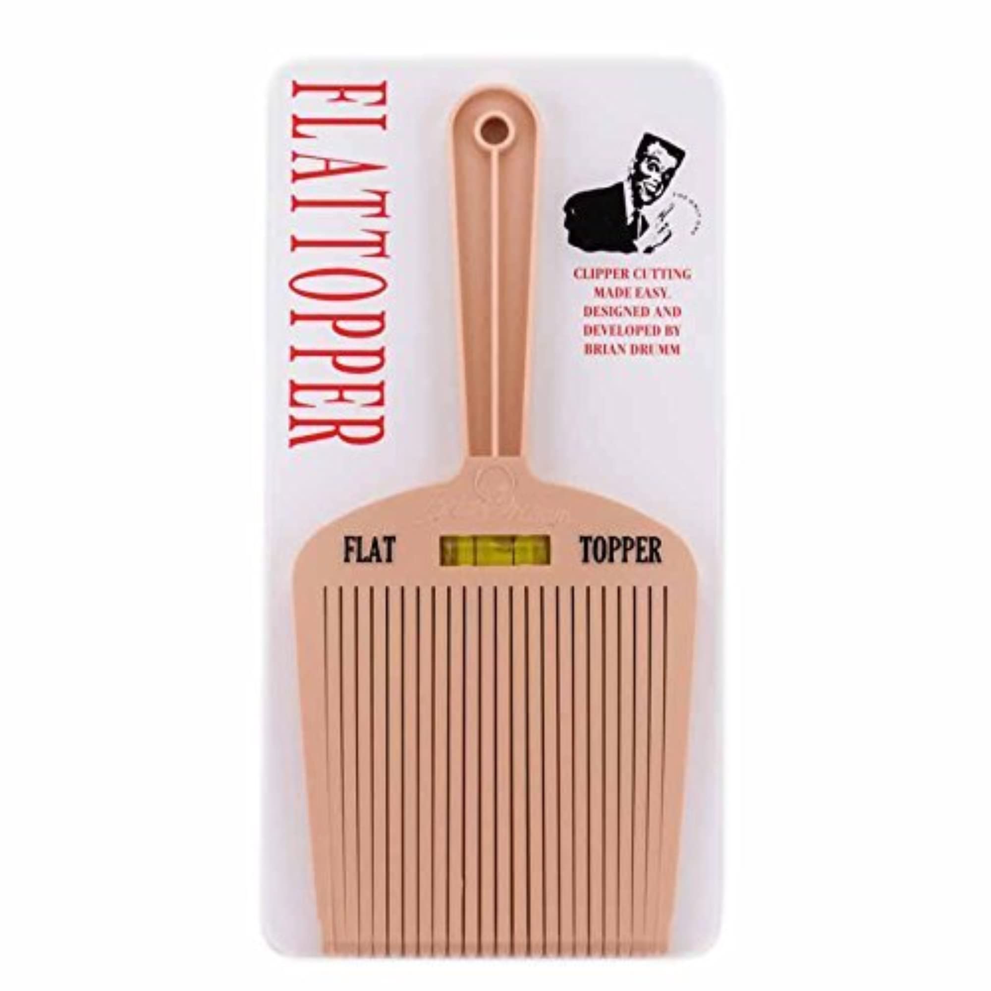 Brian Drumm Flattopper I Machine Comb, White