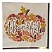 Fall Theme Party Supplies Thankful Pumpkin Thanksgiving Party Supplies 20 count Extra Large Paper Plates, Dessert Plates & Large Napkins