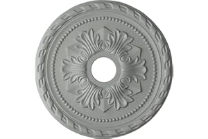 Ekena Millwork CM20PM 20 7/8-Inch OD x 3 5/8-Inch ID x 1 5/8-Inch P Palmetto Ceiling Medallion