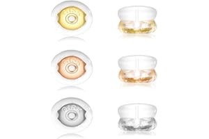 DSOMHZ Earring Backs,18K Gold Silicone Earring Backs for Studs/Droopy Ears,Locking Secure Earring Backs for Heavy Earring,No-Irritate Hypoallergenice Soft Clear Earring Backs for Adults&Kids