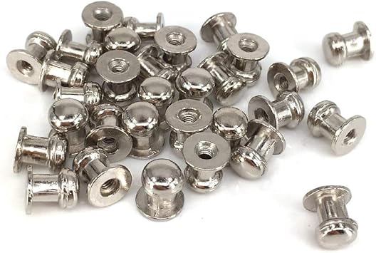 Kasuki 20pcs Small Silver Door Knobs Drawer Pulls 10mm 10mm