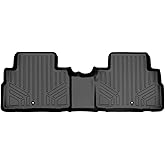 SMARTLINER All Weather Custom Fit 2nd Row Floor Mat Liner Set Compatible with 2020-2025 Kia Telluride