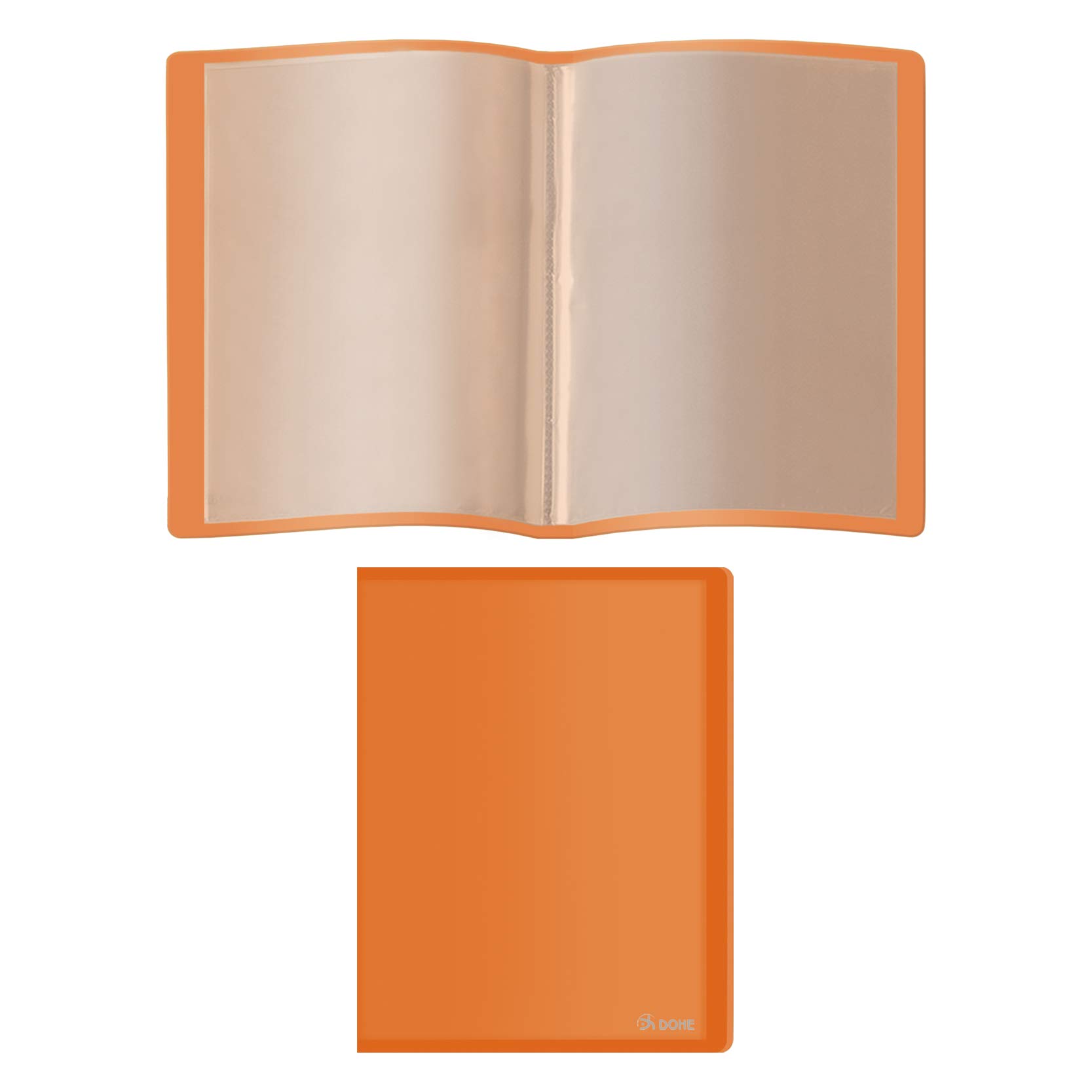 Dohe - Flexible Folder with 20 Pockets (80 Microns) - Orange