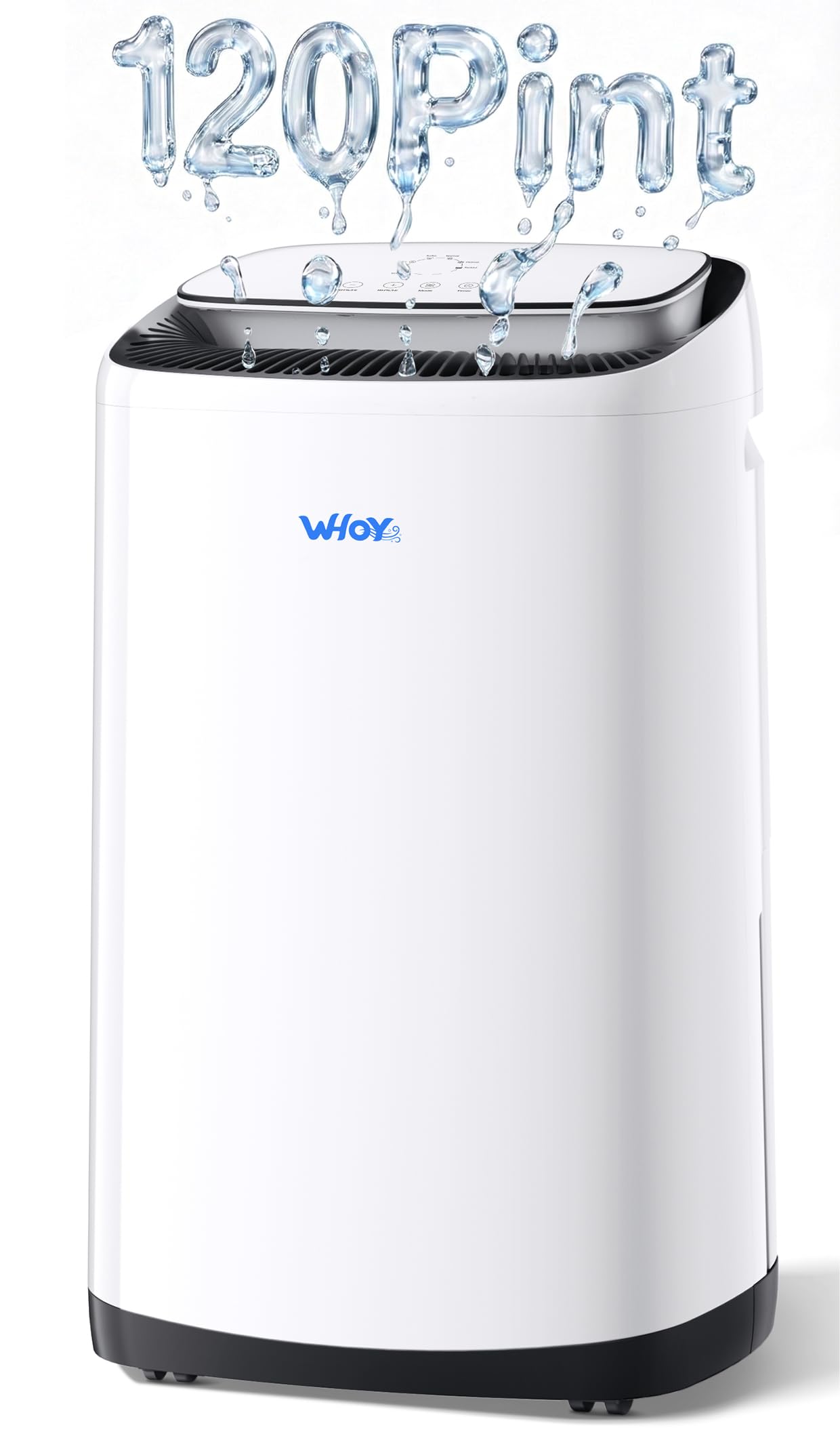 Photo 1 of **FILTER NEEDS TO BE REPLACE** WHOY 120 Pints Dehumidifier for Basement up to 6,000 Sq. Ft, Smart App Control & Intelligent Humidistat, Large Capacity with Drain Hose, Ultra Quiet & Energy Efficient for Whole Home, Garage