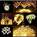 Cakuja Dimmable String Lights Copper Wire Lights, Décor Rope Lights For Seasonal Decorative Christmas Holiday, Wedding, Parties(100 Led s, 33 ft, Warm White)