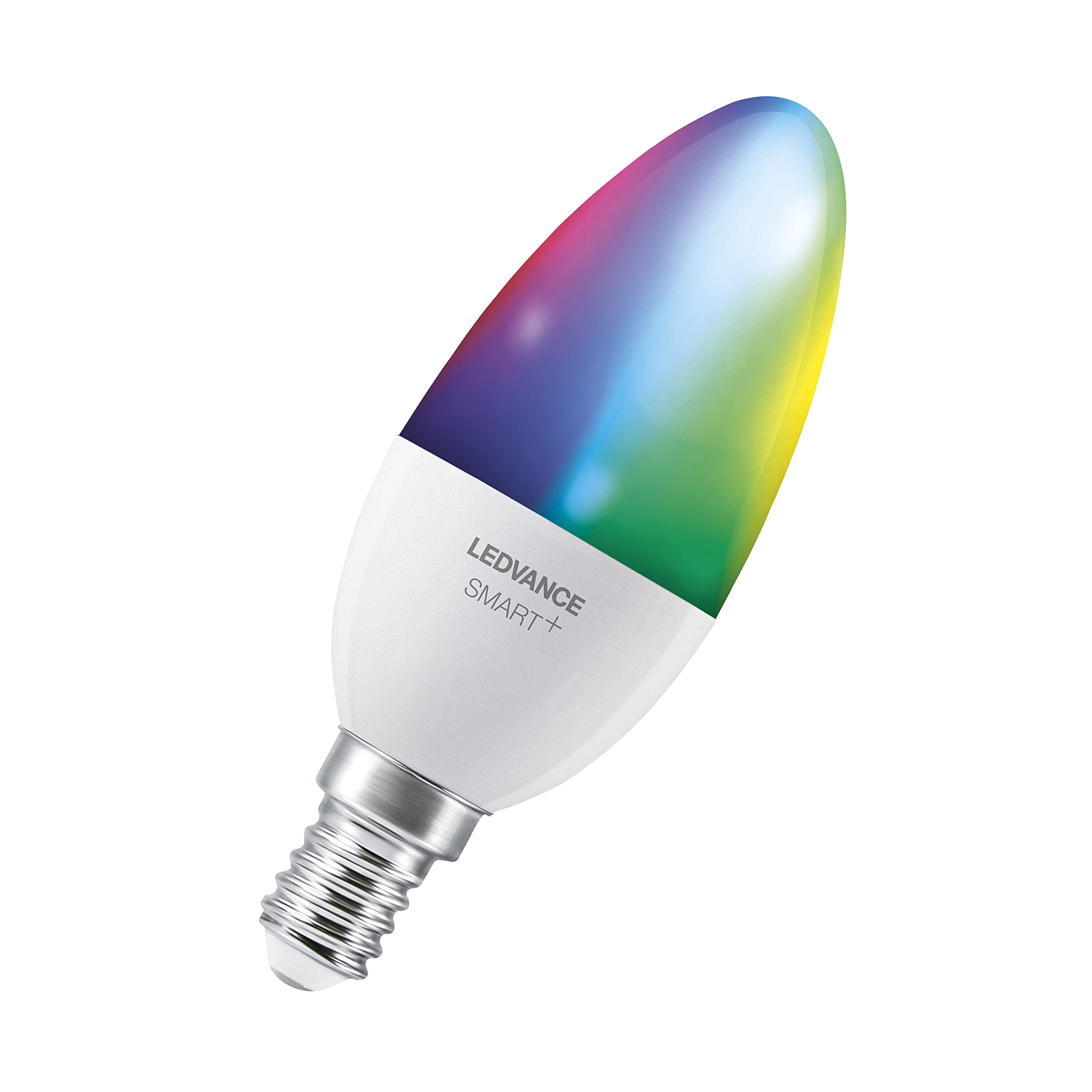 LEDVANCE LED lamp | E14 | RGBW | 2700…6500 K | 5W=40W | Smart+ WiFi Candle Multicolour