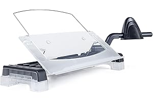 VU RYTE MemoScape Adjustable in-Line Document Holder for Typing | Reduces Neck Strain, Improves Focus, Boosts Desk Organization, and Workflow | Paper Holder Stand for Desk and Home Office - Black (VUR 2060)