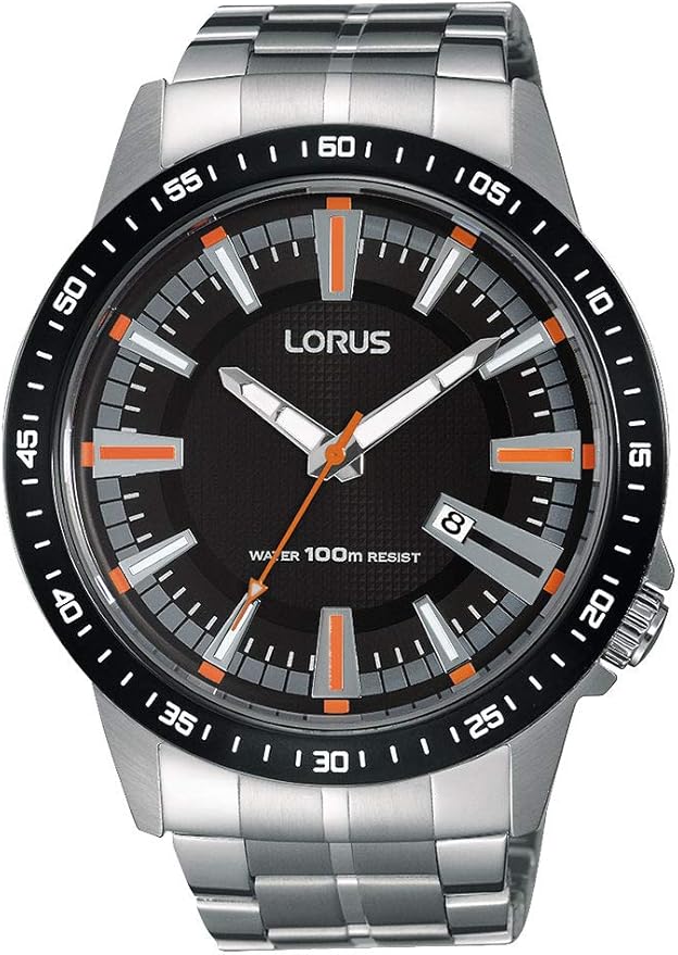 Lorus Men's Analogue Quartz Watch with Stainless Steel Strap RH981EX9