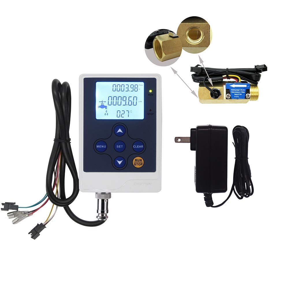 Mua DIGITEN Water Flow Control LCD Display+G1/2"Thread Water Flow Hall ...