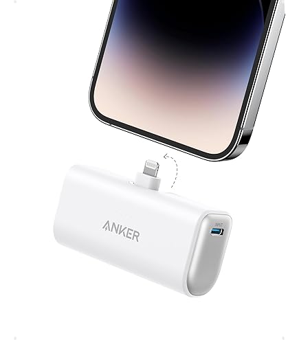 Anker Nano Power Bank with Built-in Lightning Connector, Portable