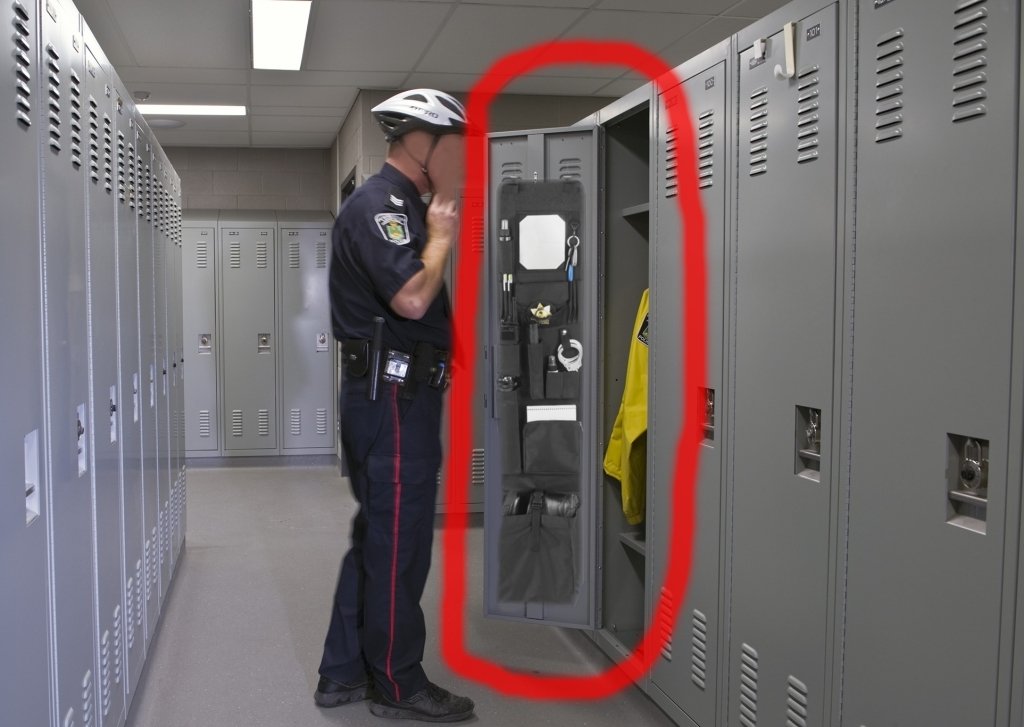 Explorer Hanging Locker Door Organizer Police, Law