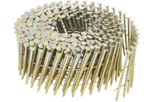 Metabo HPT Siding Nails | 2 in. x .092 | Ring Shank | Electro-Galvanized | Round-Head | Wire Coil | for NV65AH2 | 3600 Count 