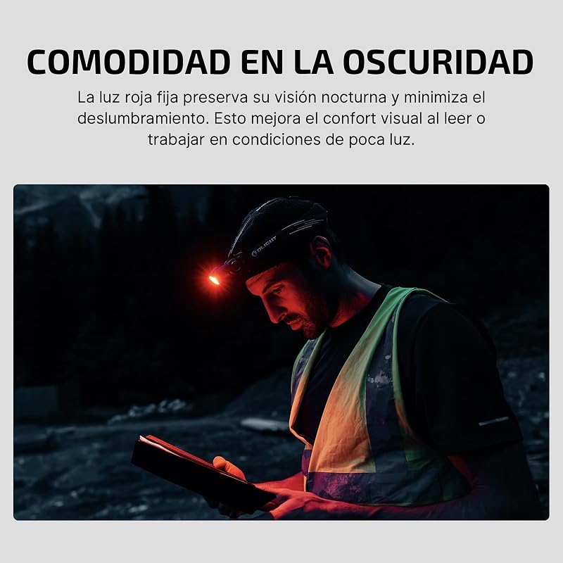 Perun 3 Linterna Frontal Recargable 3000 Lumen 20 Días Máx 160 Metro