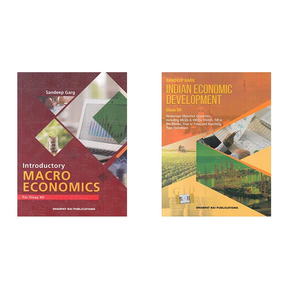 Introductory Macro Economics Indian Economic Development For Class 12 21 Examination Set Of 2 Books New Edition Amazon In Books
