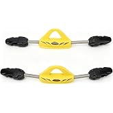 2Pcs Scuba Diving Spring Fin Straps Quick Release Adjustable | Durable spring steel, fits EU 41-44 shoes, universal replacement for most diving fins. Quick-release buckle for easy on/off.