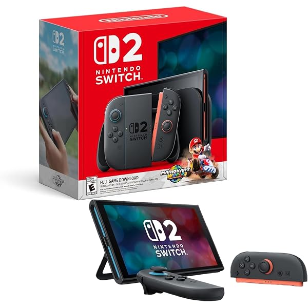 Amazon.com: Nintendo Switch 2 + Mario Kart World Bundle with 12