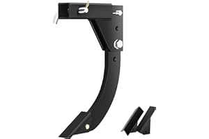 LTSEAME Hitch Mounted Trencher Fits 3 Point Hitch, Adjustable 16" Trenching Shank Plow, Heavy Duty Subsoiler, Hitch Lawn Ripper for ATV/UTV Tractor, Thicken Trench Digger with 2pcs Replaceable Teeth