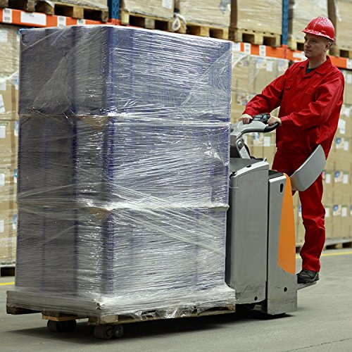 14.5" x 1450' - 8.6 Micron Thick Wrap - Premium Polyethylene Standard Bundling Cast Stretch Wrap By TotalPack Pre-Stretched Plastic Film Wrap - Industrial Strength Technology Packaging Supplies 2 Pack
