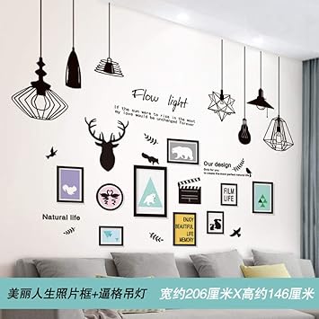 Wallpaper Self Adhesive Small Fresh Dormitory Girls College Students Wallpaper Bedroom Ins Wind Room Bedroom Decorative Wall Stickers Beautiful Life Photo Frame Forced Chandelier Extra Large Amazon Com