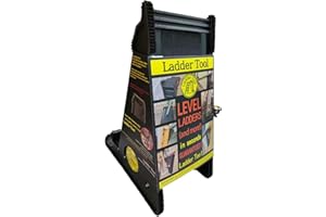Cavusheo Ladder Leveler,Ladder Jacks,Ladder Stabilizer Tool with Storage Easy to Use for All Surfaces and Uneven Ground