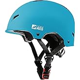 Skateboard Helmet for Adults - Adjustable Certified Safety Adults Helmet for Skateboarding Bike Bicycle Scooter Cycling Skate Skating Multisport Helmets for Women Men Boys Girls Kids Youth