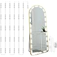 LPHUMEX Hollywood Glam Led Vanity Lights Kit, 14ft Dimmable Mirror Lights, Full Body & Bathroom Lighting, Plug in Floor Light with Power Supply (Mirror not Inlcuded)