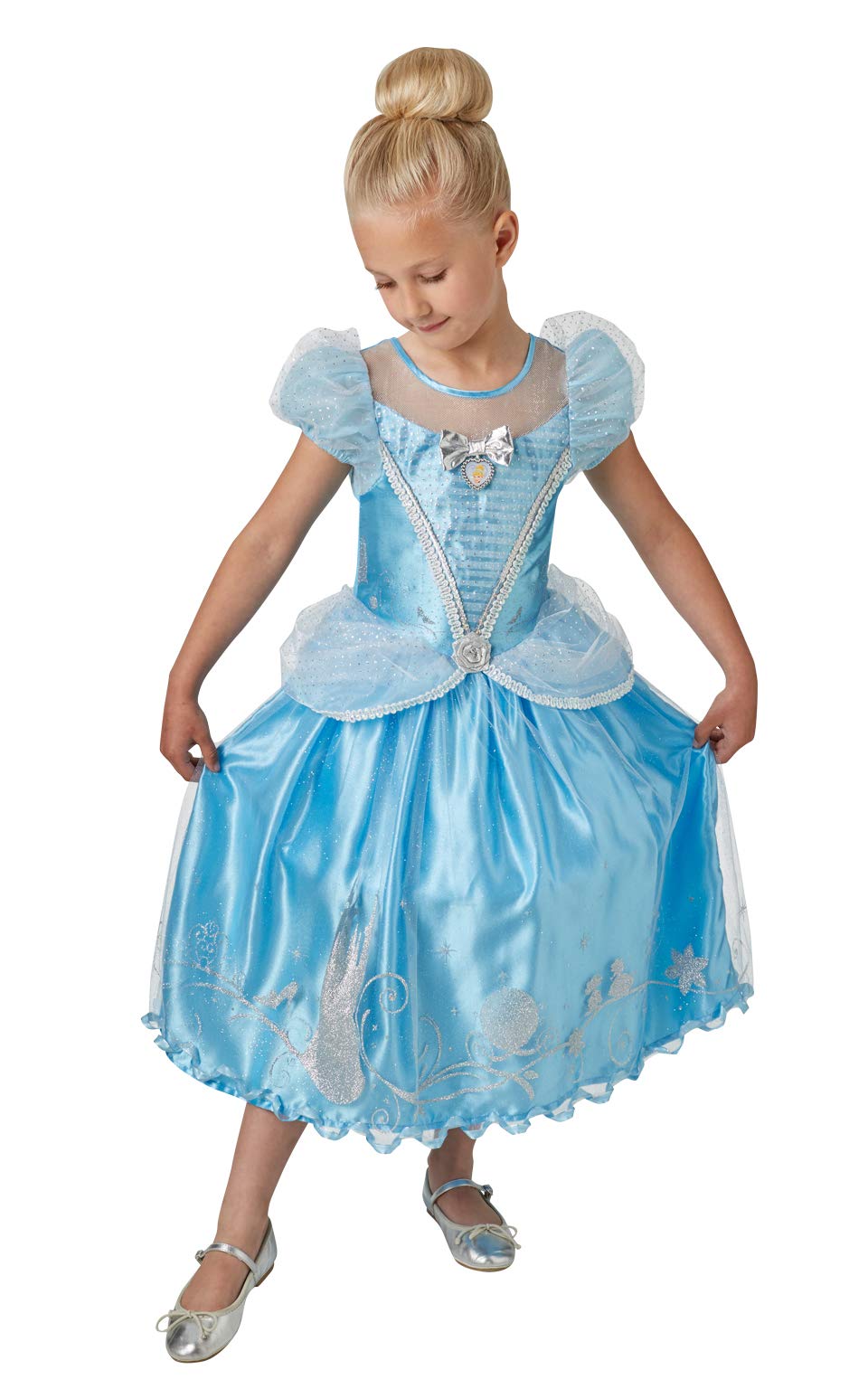 Rubie's Official Disney Princess Cinderella Ballgown Girls Costume, Childs Size Large Age 7-8 Years