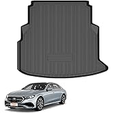 Elsetyler Custom Fit for Cargo Liner 2024 2025 2026 Mercedes-Benz E-Class - Black TPE All Weather Heavy Duty Waterproof Rear Cargo Tray Trunk Floor Mat Protector