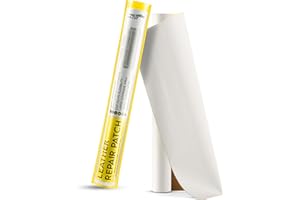 ZEFFFKA Leather Repair Patch 40.6 x 150 cm Self-Adhesive PVC Faux Leather Tape Quick Application Easy to Use Large Coverage A