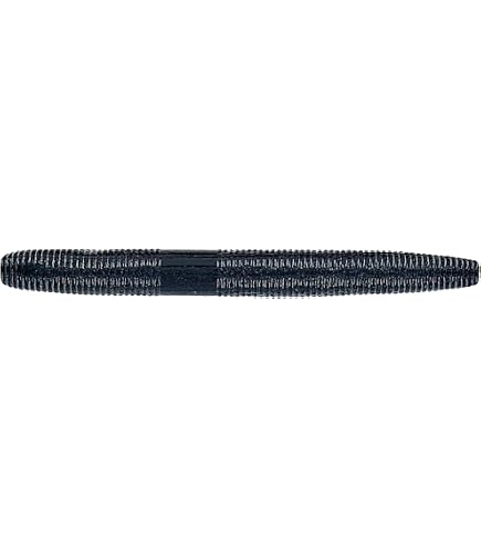 Gary Yamamoto 5 Yamasenko - 10 Pièces - Noir Flocon Bleu - Neuf