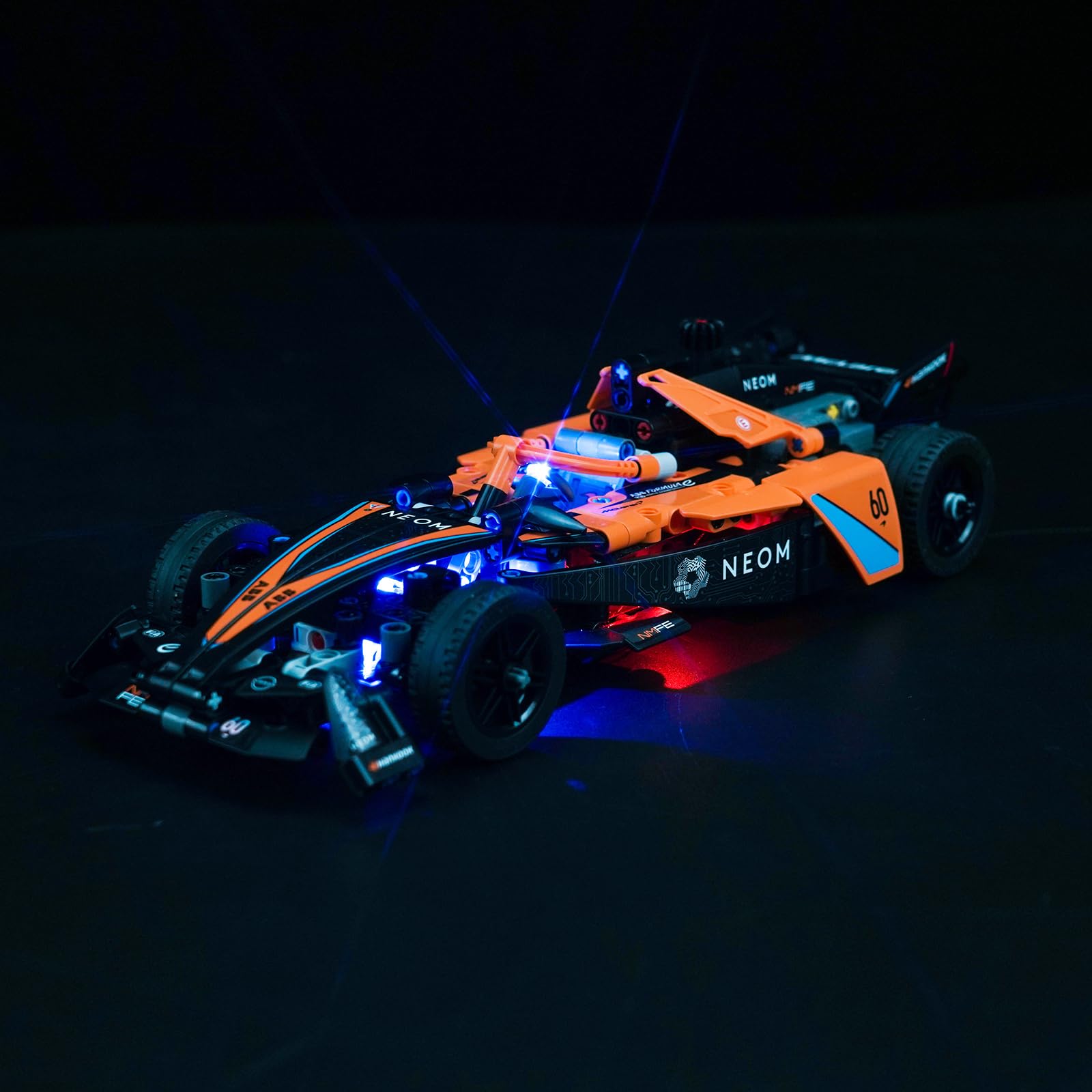 Light Kit for Lego NEOM McLaren Formula E, Lighting Set for Lego 42169 Technic NEOM McLaren Formula E Race Car - Not Include Models, Just Light Kit — image 1