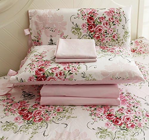 Cotton Summer Rose Queen Size Deep 